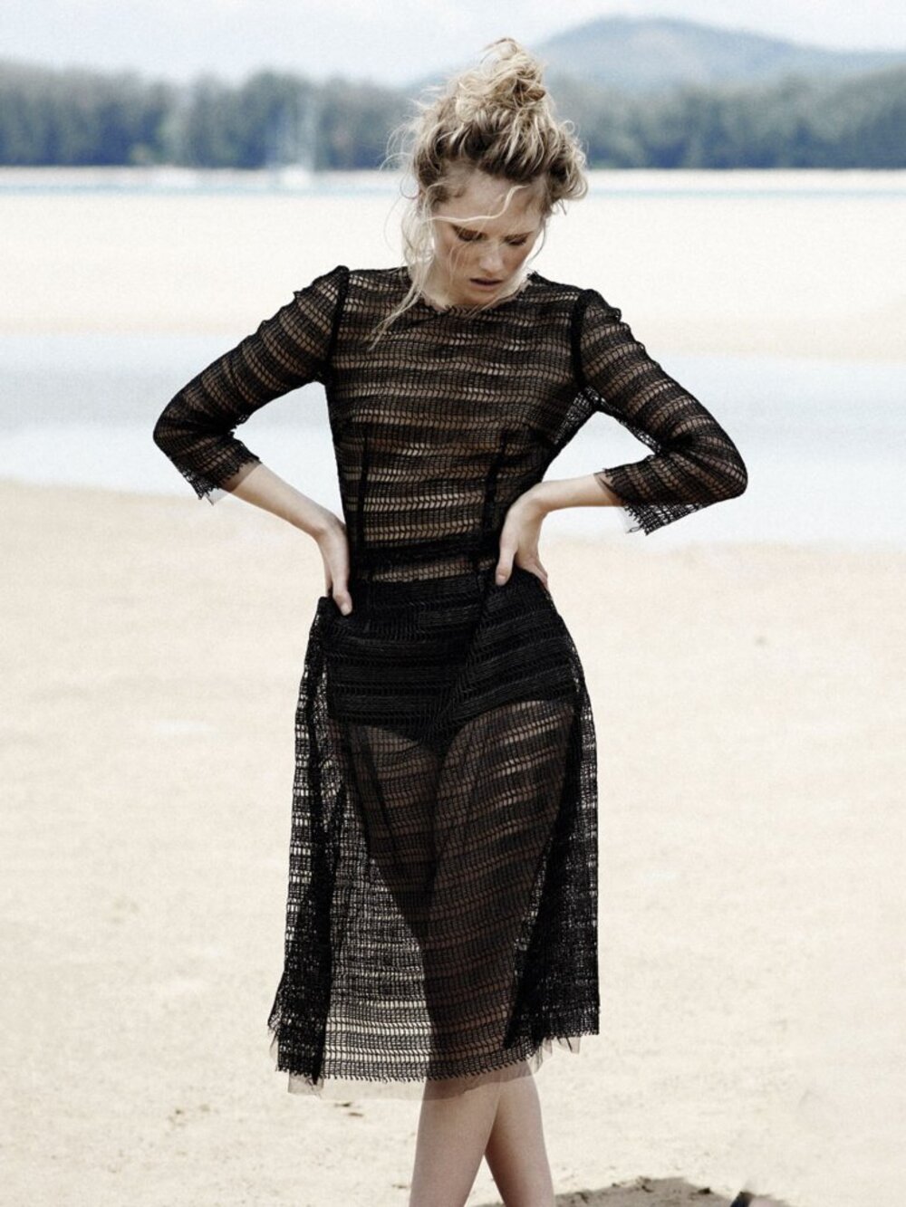 Dolce & Gabbana Raffia Crochet Woven A-Line Midi Dress Black IT 36 US 0 NEW NWT - Picture 13 of 13
